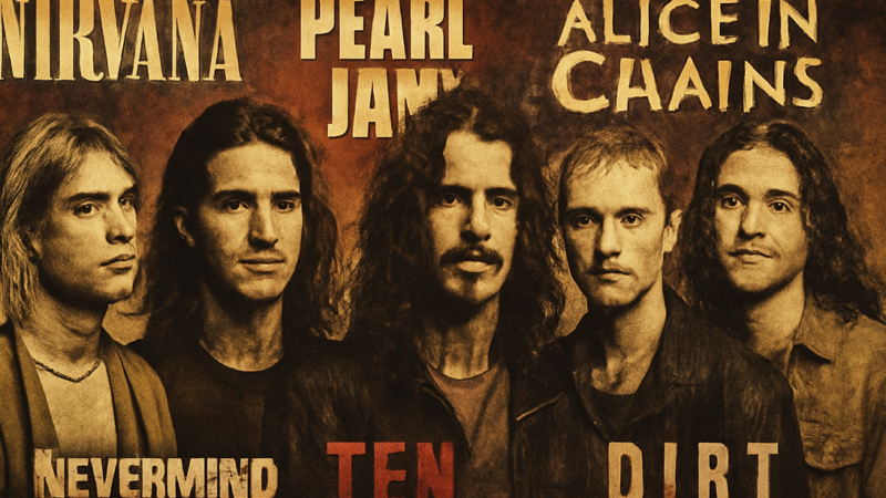Os 10 Álbuns Mais Importantes do Grunge: Clássicos Que Definiram Uma Era