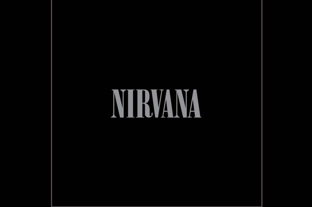 Capa do álbum Nirvana (2002), com fundo preto e o nome da banda em letras douradas no centro
