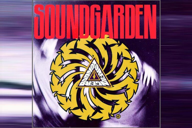 Capa do álbum Badmotorfinger do Soundgarden mostrando arte conceitual que define o som revolucionário desta obra-prima do grunge dos anos 90.