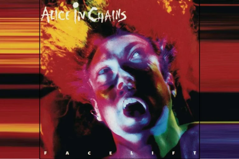 Facelift capa álbum original 1990 Alice in Chains grunge Seattle banda rock alternativo