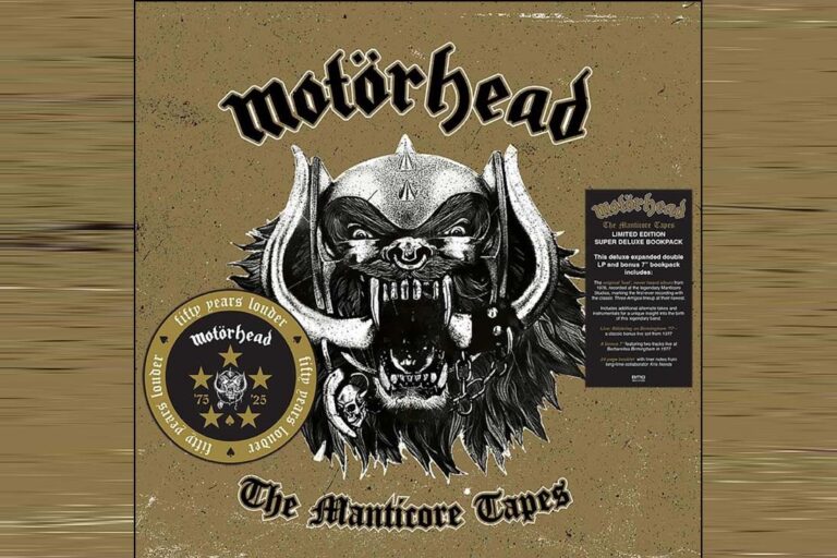Capa do álbum The Manticore Tapes do Motörhead lançado em 2025