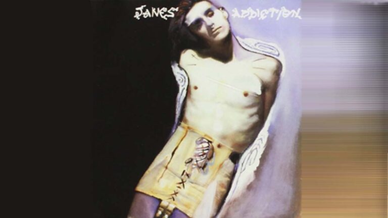 Capa do álbum Jane's Addiction 1987 do Jane's Addiction gravado ao vivo no Roxy Theatre pelo selo Triple X Records.