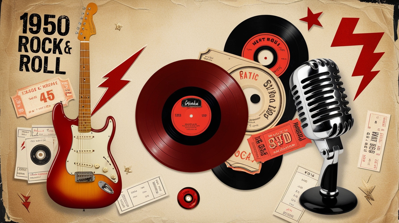 Como Nasceu o Rock and Roll nos Anos 50