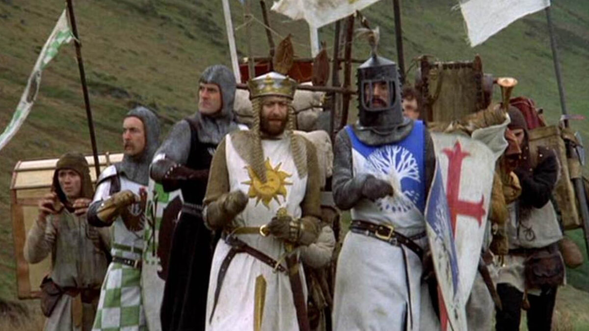 Como bandas de rock financiaram Monty Python em Busca do Cálice Sagrado.