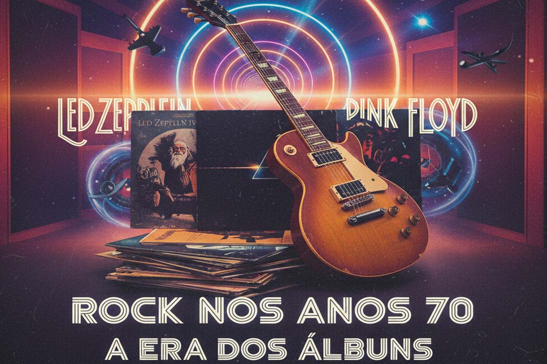 Rock nos Anos 70: Led Zeppelin, Pink Floyd e a Era dos Álbuns