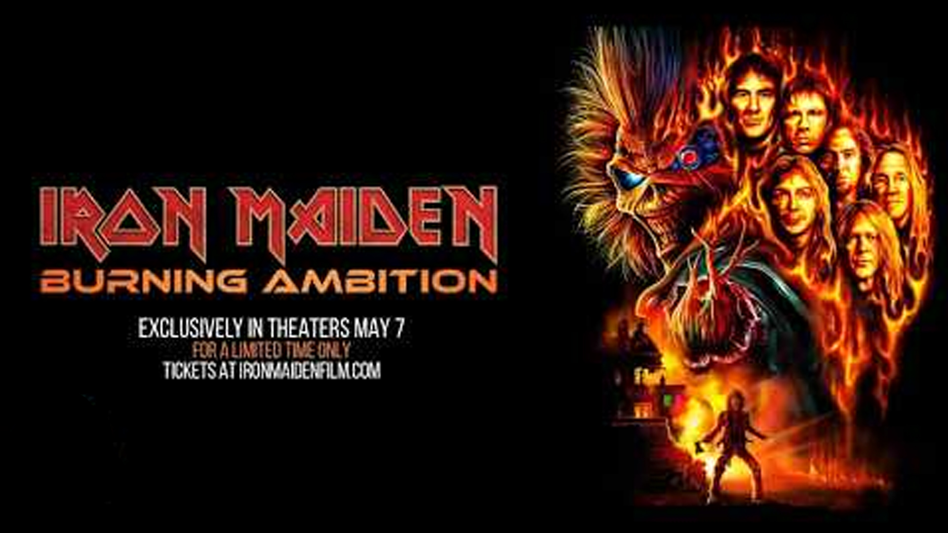 Iron Maiden anuncia documentário Burning Ambition com estreia nos cinemas em 7 de maio de 2026
