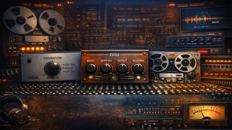 Melhores Plugins de Saturação Grátis para Mixagem Profissional