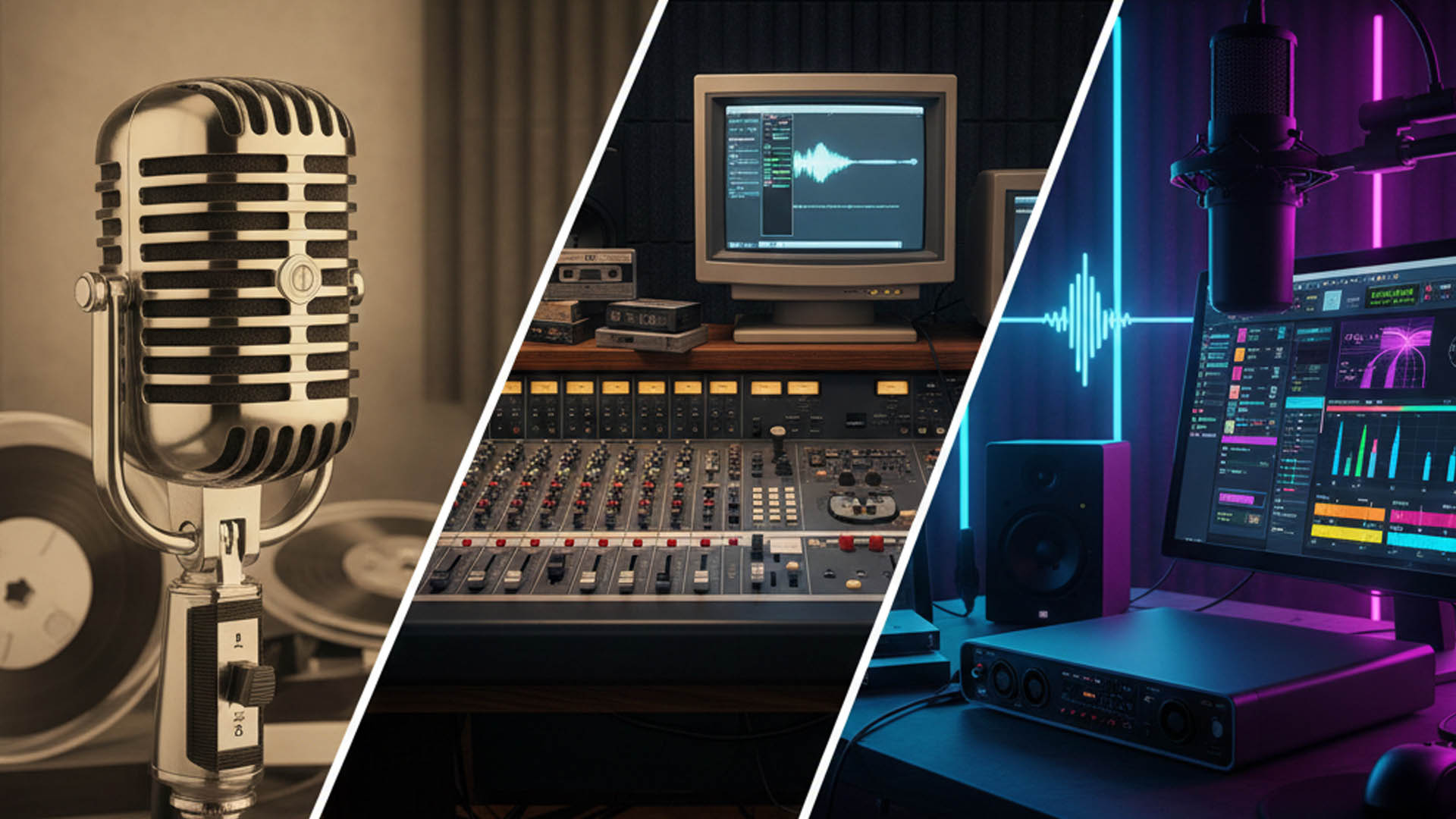 Gravação de voz profissional: Dos microfones ao Auto-Tune