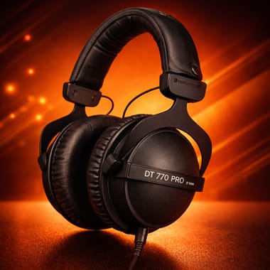 beyerdynamic dt 770 pro fones para produção musical com isolamento acústico usados em estúdio para gravação mixagem e monitoramento profissional