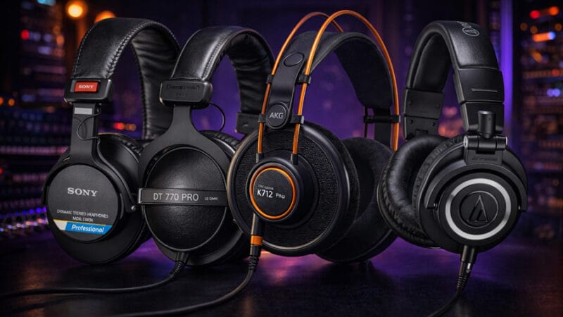 Fones para produção musical: como escolher o modelo ideal em 2026