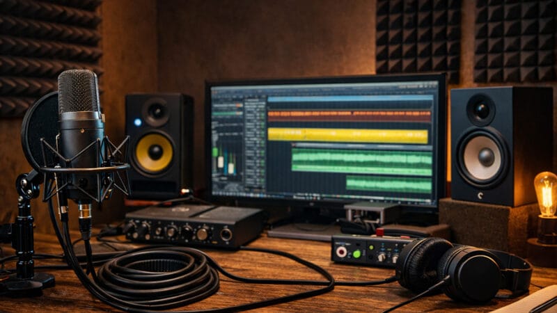 Som profissional no home studio: 9 erros ocultos