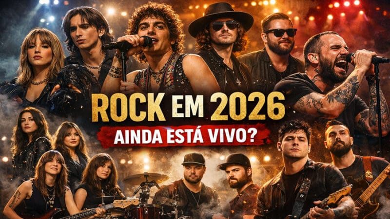 10 bandas de rock atuais 2026 que você precisa conhecer