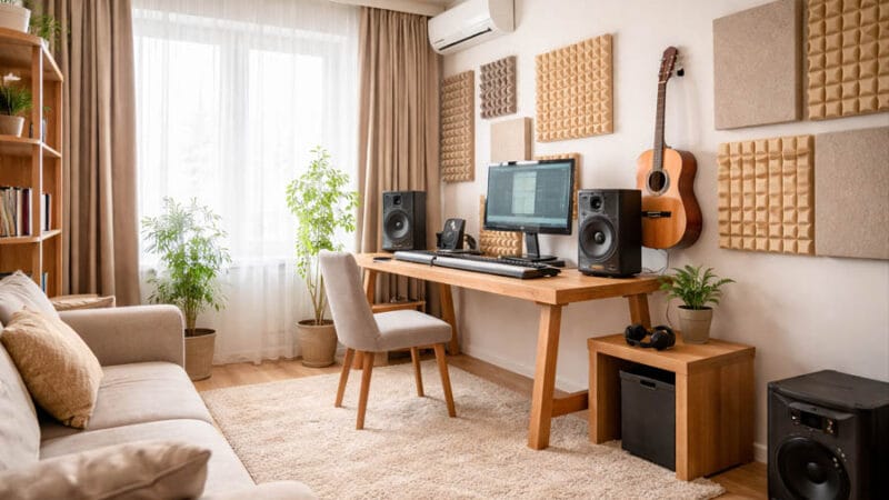 Como Melhorar a Acústica do Quarto Sem Reforma (Guia Prático)