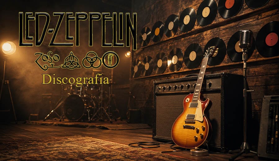 Discografia do Led Zeppelin: álbuns em ordem, fases da banda e impacto no rock