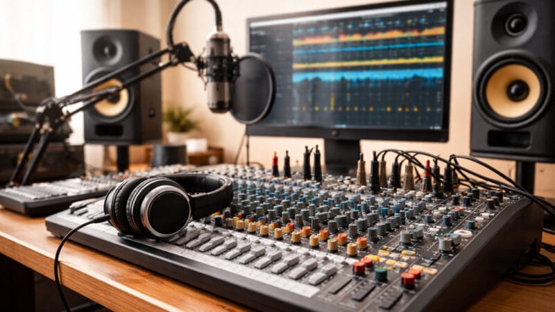 Mesa de Som Ideal: Como Escolher Para Produção Musical