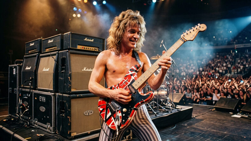 Brown Sound do Van Halen: cadeia de sinal, ganho e ambiência para chegar lá