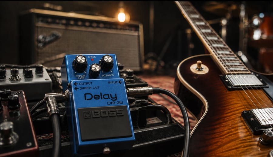 Pedal de delay no rock: como usar sem transformar tudo em paisagem sonora