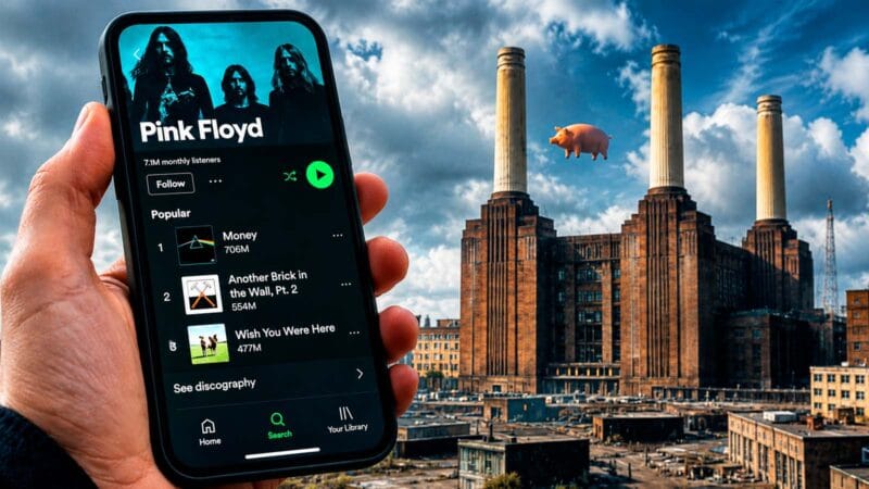 O Pink Floyd que você ouve no Spotify não é o Pink Floyd