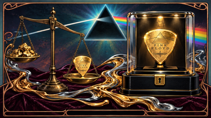 O Pink Floyd vendeu o nome, e agora ele vira palheta de ouro