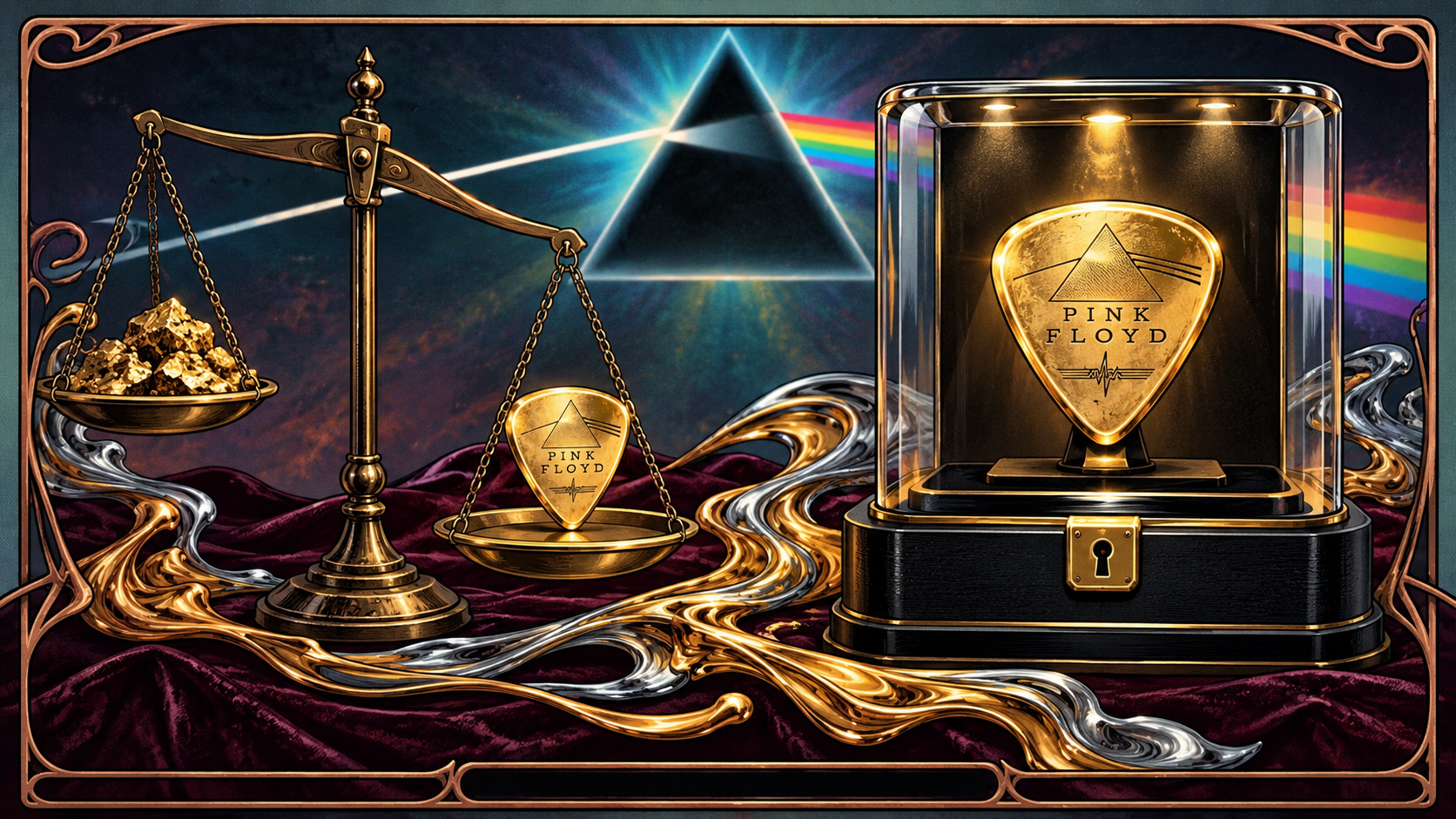O Pink Floyd vendeu o nome, e agora ele vira palheta de ouro